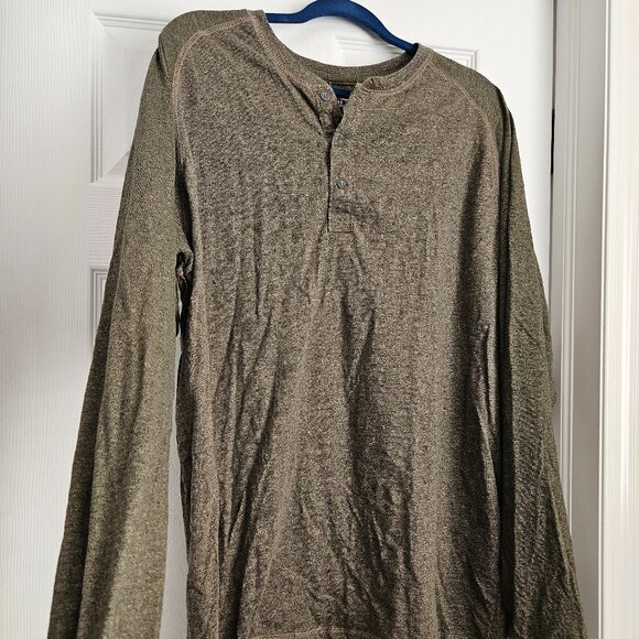 Grey/Green Men's Red Head Brand Co Long Sleeve Shirt size 2XL - Picture 2 of 12